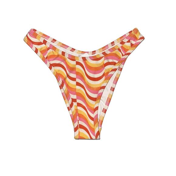 NWT! L*Space Eco Chic Econyl Whiplash Bikini Bottom - Size Small - Picture 7 of 9